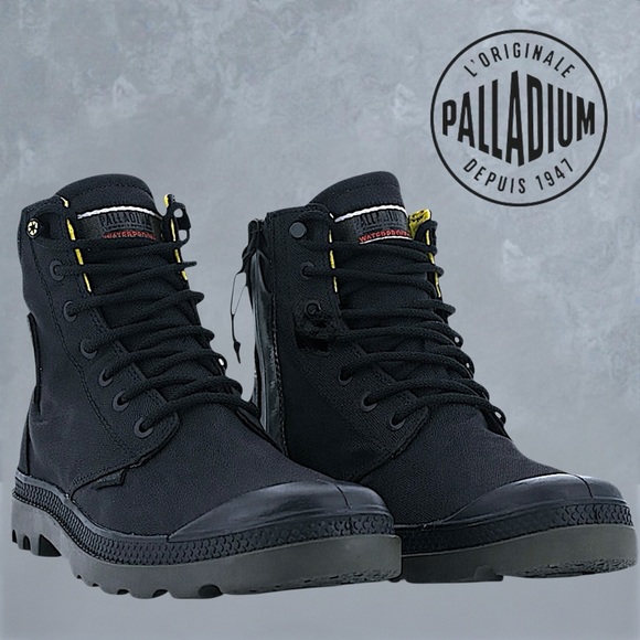 Palladium PAMPA SC Recycle WP+ Waterproof Boots – Black - Picture 1 of 14